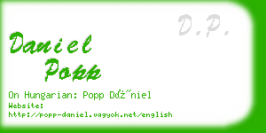 daniel popp business card